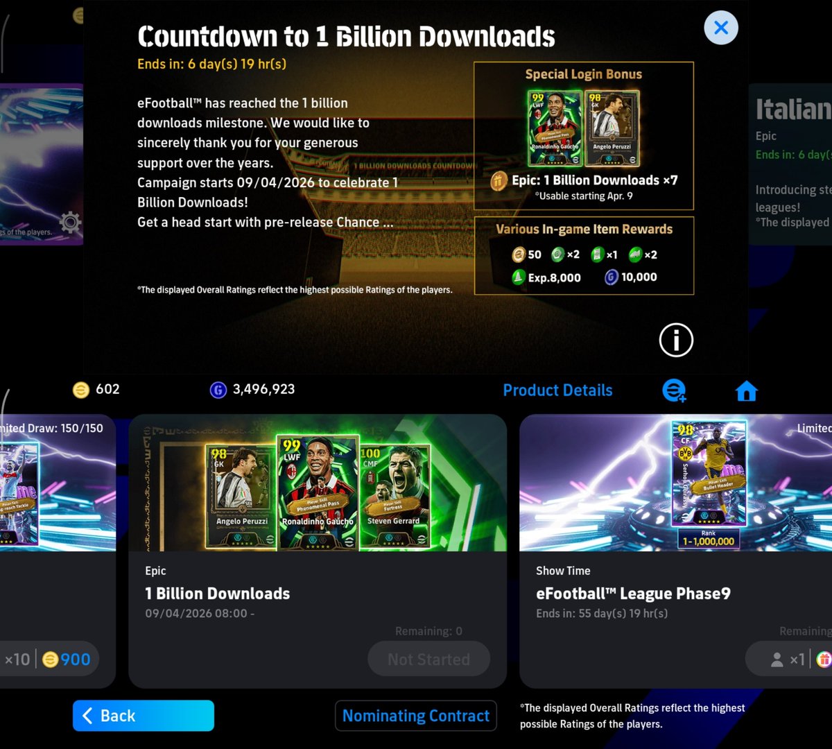 mrobaak's tweet photo. 🚨Official: 1 Download Campaign 😍😍
Starting 9th April 😐
#efootball #efootball2026 #mrobak https://t.co/iEGwwYrd5R