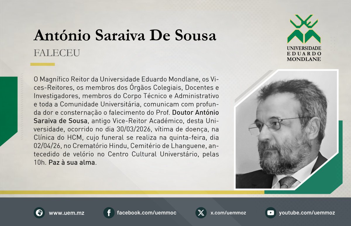 UEM - Moçambique tweet media