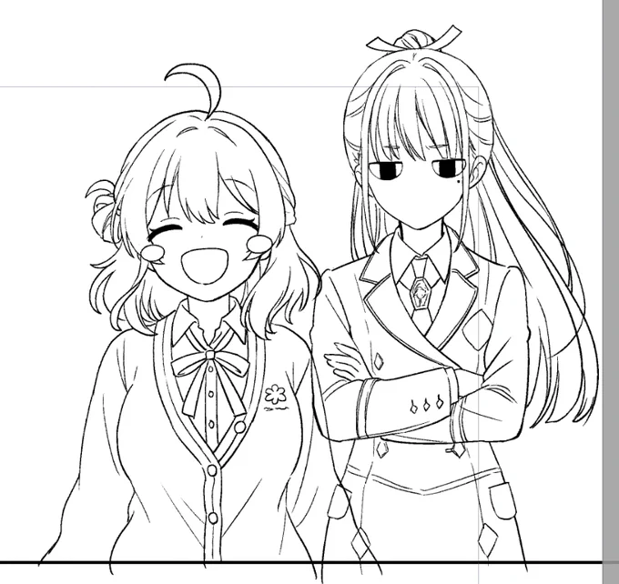 ジト目 