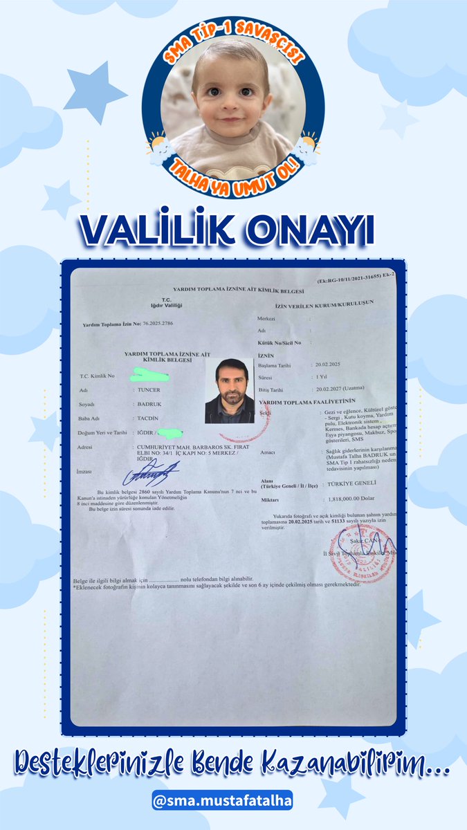 smamustafatalha's tweet photo. ‼️KAMPANYAMIZ VALİLİK İZİNLİDİR‼️
Faaliyet No:76.2025.2786 Selcan Badruk

☀️TR IBAN ☀️
TR09 0001 0090 1085 2811 2050 02

☀️DOLAR IBAN☀️
TR79 0001 0090 1085 2811 2050 03

☀️EURO IBAN☀️
TR52 0001 0090 1085 2811 2050 04

Ziraat Bankası | Alıcı: Mustafa Talha Badruk

➡️YURTDIŞI VAKIF HESABI

NL78 BUNQ 2148805614
Alıcı: Sma Children
Swift kod: BUNQNL2A
‌Açıklama: Mustafa Talha Badruk