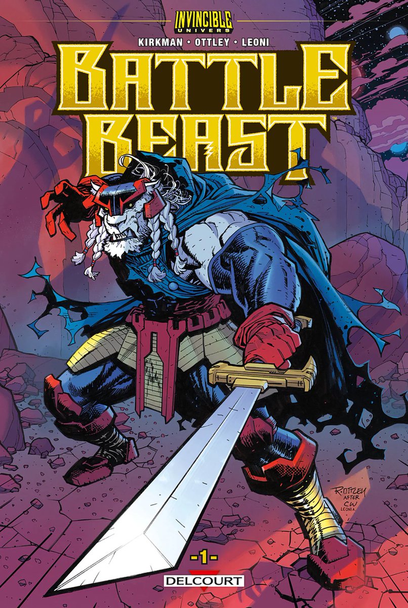 Invincible_FR's tweet photo. C’EST LE GRAND JOUR ! 🚨

Le nouveau spin-off d’Invincible arrive aujourd’hui en librairie avec le tome 1 de Battle Beast, disponible au prix de 18,50€ ! 🙌🏻

Notez par ailleurs la variante exclusive de David Finch proposée par le CSA (@C_S_Assemble) au prix de 19,95€ ! 🫡 https://t.co/LynwW2BSSd
