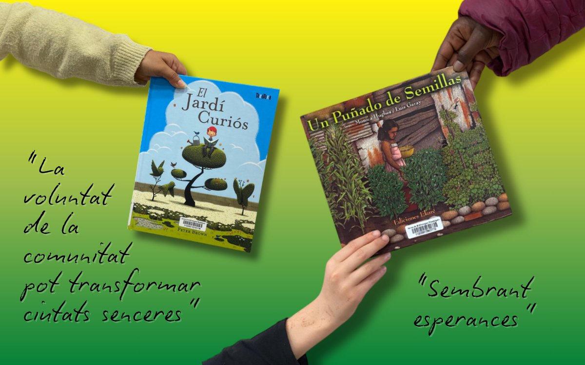 bibliotequesSBD's tweet photo. Planteu històries i el món florirà! 🌱📚Celebrem el 2 d’abril, Dia Internacional del Llibre Infantil i Juvenil, escampant històries i desitjant que els seu missatge poderós arreli ben endins. #2abril #diaLIJ #icbd2026 @ibbycat_consell https://t.co/msRfFniHJW