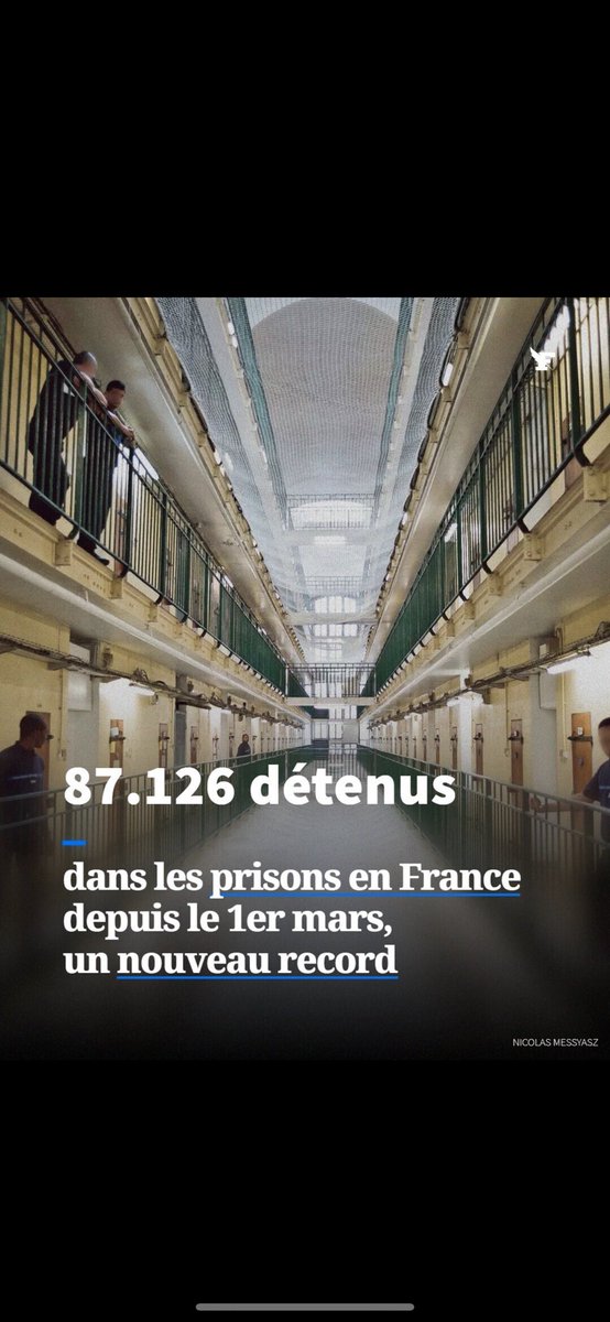 JuCourvoisier's tweet photo. On veut supprimer les procès criminels, empêcher les avocats de soulever des nullités de procédure, on fait  payer le justiciable 50 euros pour aller devant un juge et on incarcère de plus en plus.  On va se prendre un retour de bâton, dans quelques années, qui va faire mal. https://t.co/e3RM9wan3Z