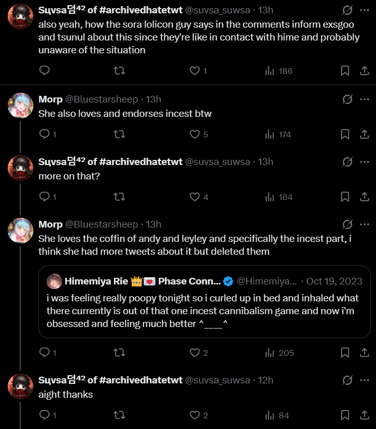 Kuri Rinji's VTuber & Fan Cringe/Drama🌰 tweet media