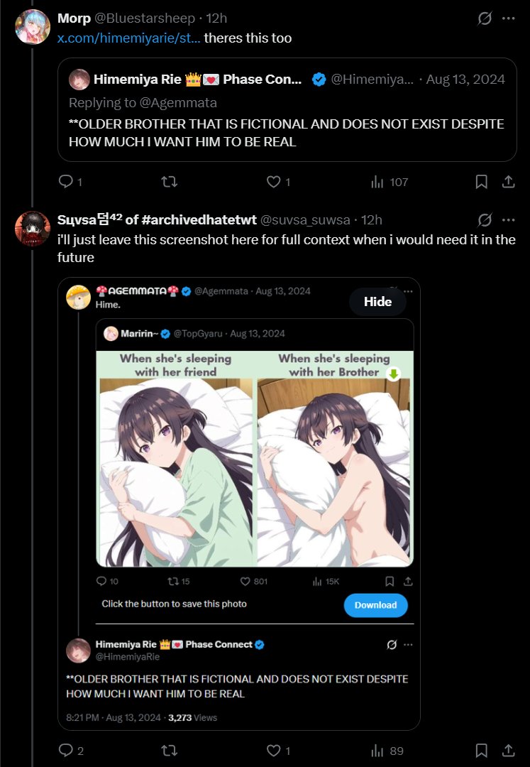 Kuri Rinji's VTuber & Fan Cringe/Drama🌰 tweet media