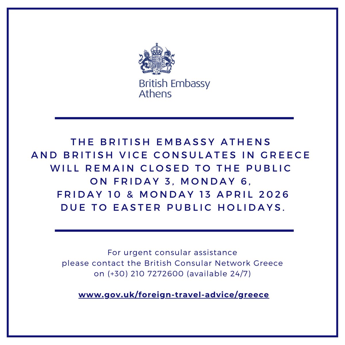 UK in Greece tweet media