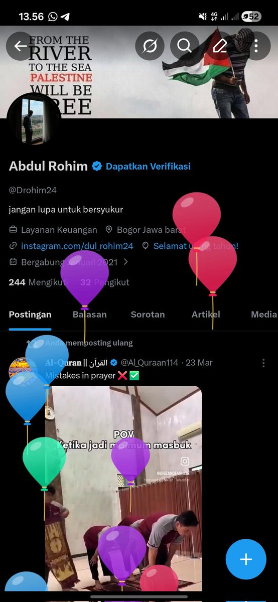 Drohim24's tweet photo. Akhirnya kebagian balon juga https://t.co/ZXq03nGvfa