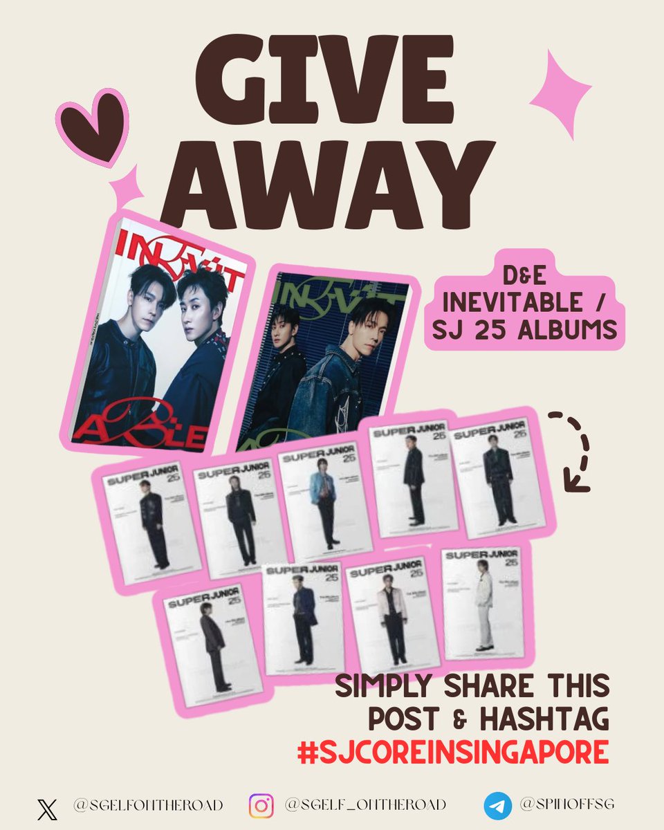 SGELFontheroad's tweet photo. JUST 2 MORE DAYS to SJ Core in Singapore! 💙 

🎁 Win official sealed albums
RT with #SJCOREINSINGAPORE
🎟 Get a SG-exclusive fansign photocard
Post our SJ Core freebies (popcorn box/ticket)!

Let’s hype Super Junior 🔥
#슈퍼주니어 #SUPERJUNIOR #SUPERSHOW10 #SuperShow10_SJCORE https://t.co/YMiXLAWpt7