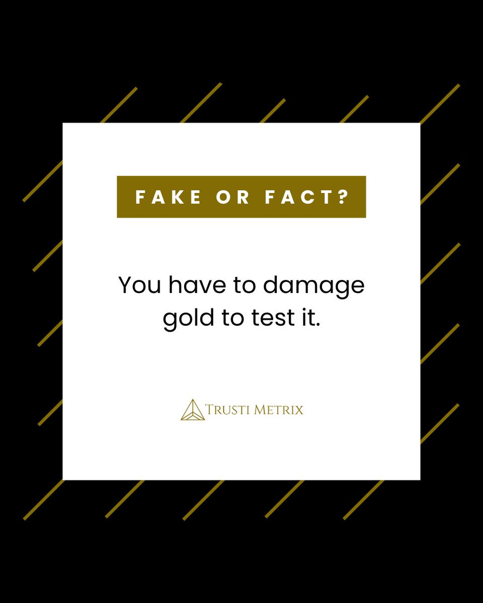 trustimetrix's tweet photo. Fake.

You don’t need to damage gold to test it.

Trusti Metrix supplies Sigma Metalytics devices that verify precious metals quickly, accurately, and non-destructively - even through packaging.

#TrustiMetrix #SigmaMetalytics #SafeAccurateTrusted #GoldVerification #BullionTools https://t.co/sqGeglIypO