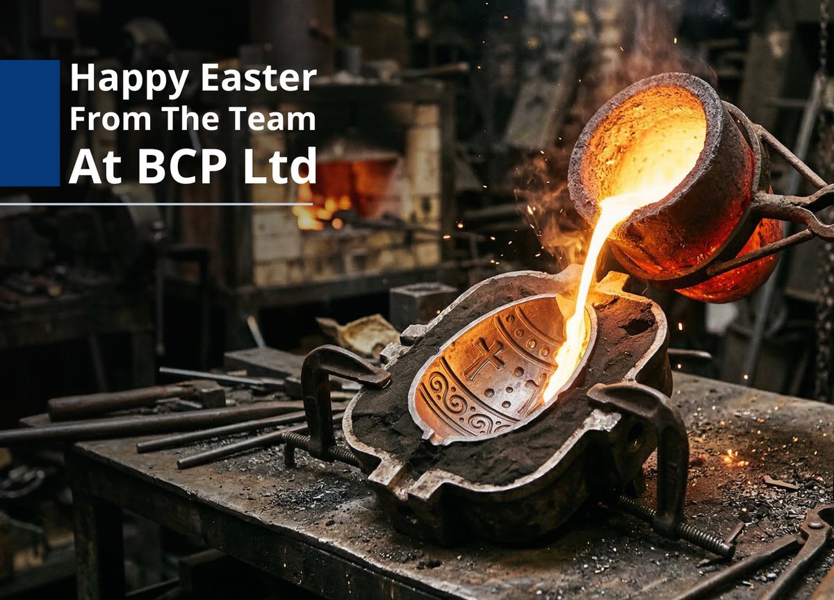 BcpLimited's tweet image. Putting all your eggs in one basket is usually a bad idea, except when you choose BCP!

We take care of #casting, #machining &amp;amp; #testing. The technical details are sorted before the parts even reach you!

#HappyEaster from the team. We'll be back after the bank holiday.

#UKEng