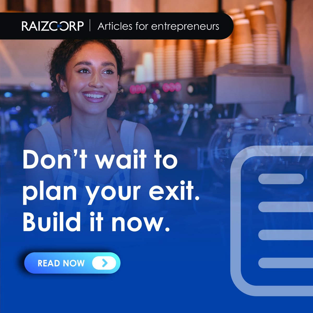 _Raizcorp's tweet image. Most entrepreneurs ignore succession… until it’s too late.

Your succession plan isn’t a document — it’s your middle management.

Build it now, or risk having nothing to sell later.

Read more: raizcorp.com/20-lessons-ove…

#Entrepreneurs #BusinessTips #Succession #Leadership