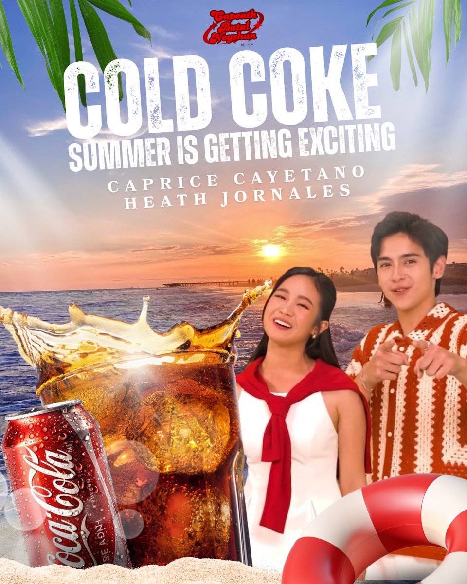 CBNOFFICIAL_'s tweet photo. 𝐂𝐀𝐏𝐄𝐀𝐓𝐇 𝐅𝐎𝐑 𝐂𝐎𝐂𝐀-𝐂𝐎𝐋𝐀 🥤

Caprice and Heath’s journey together reaches a refreshing new milestone as they land their first endorsement with Coca-Cola PH! ❤️‍🔥

Your hard work, charm, and genuine connection continue to create amazing opportunities, We are beyond proud of you both! 💫

𝑪𝒂𝒑𝑬𝒂𝒕𝒉 𝑩𝒖𝒕𝒂𝒍 𝑵𝒂𝒕𝒊𝒐𝒏 will always be right here, supporting and celebrating every success along the way. 💛💜

CBN, you know the drill! 🫡 Let’s engage, stream, share, and spread the love of #CokeTimeWithCapEath:  FB: https://t.co/w9CW01FtCV
IG: https://t.co/HIUugK6Oyi

#CapEath #CapEathButalNeyshun