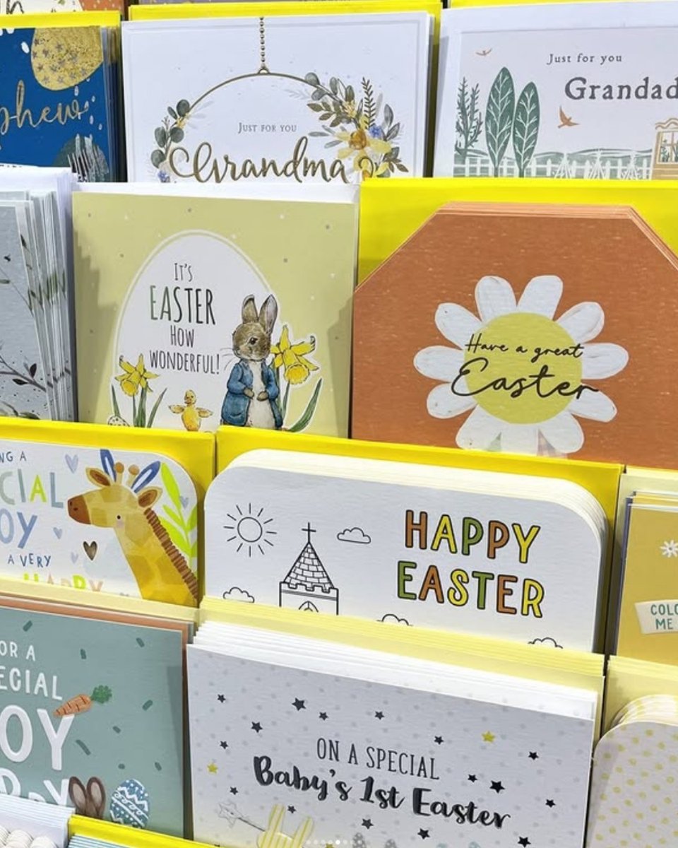 ShopGSP's tweet image. Step into Easter with @cardfactoryplc🐣

Shop from a range of cards, decorations, cuddly toys and homeware to make this Easter one to remember. 

#Easter #CardFactory #GreenwichShoppingPark