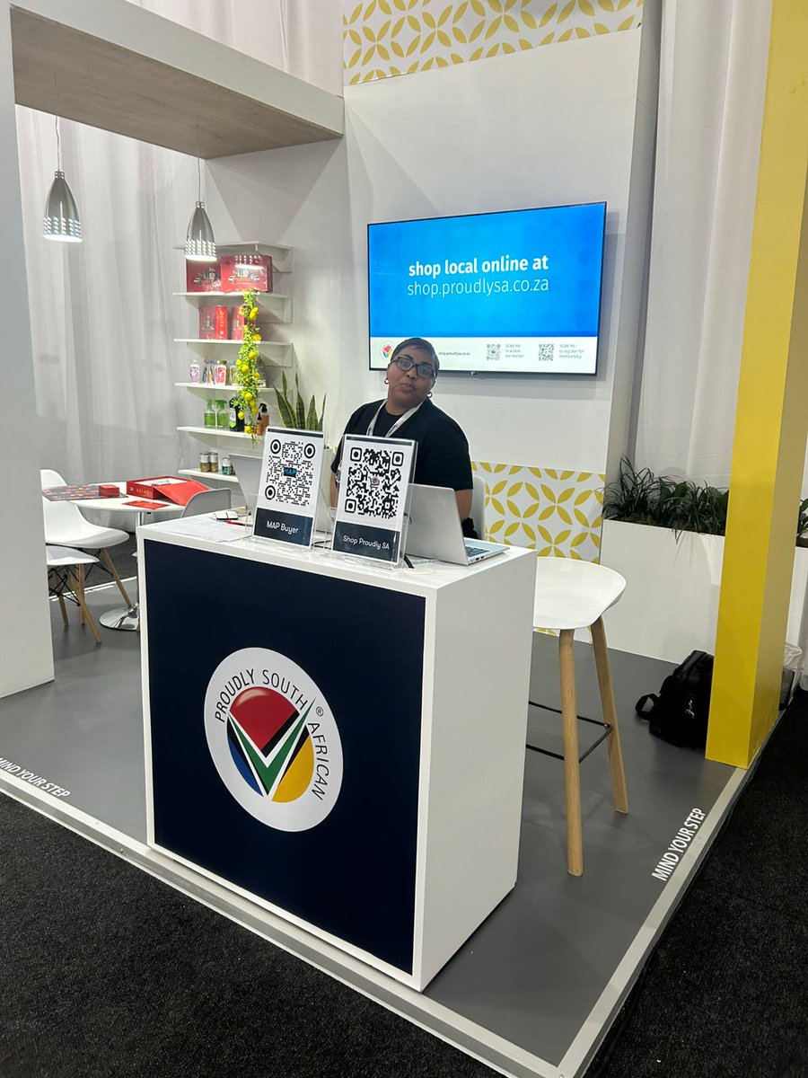 ProudlySA's tweet photo. Proud to have showcased locally made excellence at the 6th South Africa Investment Conference (SAIC 2026). 

We had the opportunity to display a selection of our members’ products - highlighting the innovation, quality, and potential within our local industries.

As SAIC 2026 continues to position South Africa as a leading investment destination on the continent, we’re excited to see how platforms like these turn opportunity into meaningful partnerships and real economic impact.

#LovedHereMadeHere #SAIC2026