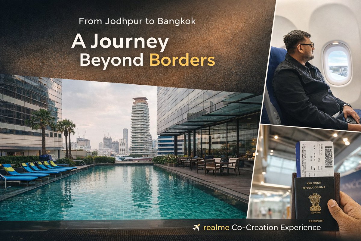 ZeeshanTak's tweet photo. From Jodhpur to Bangkok โ๏ธ๐
Not just a trip but a journey Iโll always remember ๐๐
https://t.co/hCjZIOZukuโฆ
@realmeIndia
#MakeItReal
#RealFriendsClub
#realmecocreation
#realmeCommunityIndia
#realmeUsers https://t.co/Ug7emlWPGt