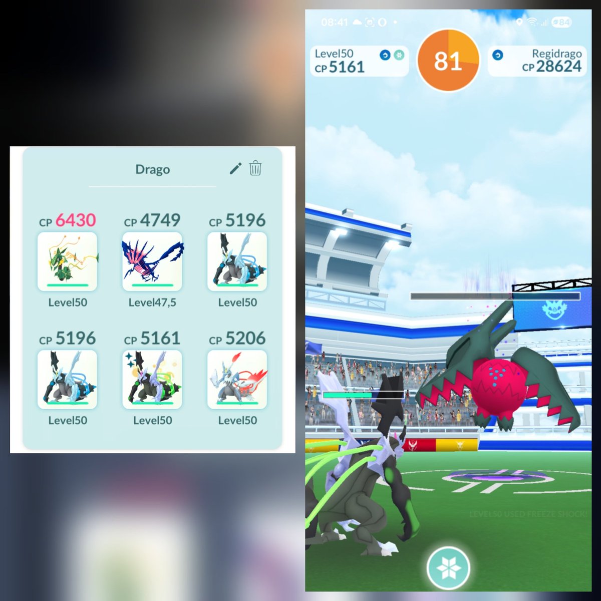 jenssen_lise's tweet image. I just wanted to try a solo because @hakaltar made it look so easy🥰🥰🥰 It's wasn't difficult, but I can do better. I did  forget to set my Ray as a buddy and my weather was cloudy, Hyper beam. #pogo #pokemongo #solo #regidrago