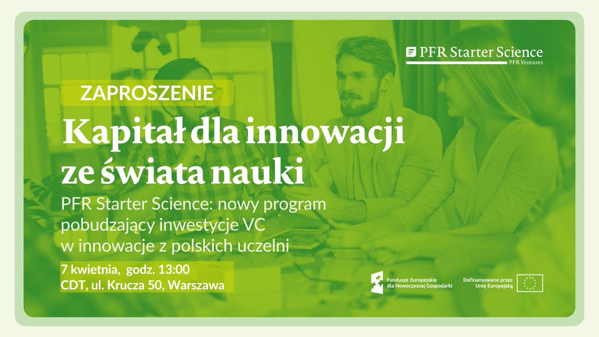 MikRaczynski's tweet photo. We wtorek po świętach zaprezentujemy nową inicjatywę PFR – program Starter Science.🔬

Program ukierunkowany na łączenie świata nauki z kapitałem.

More on this soon. 📍 https://t.co/e6IErq2IEp