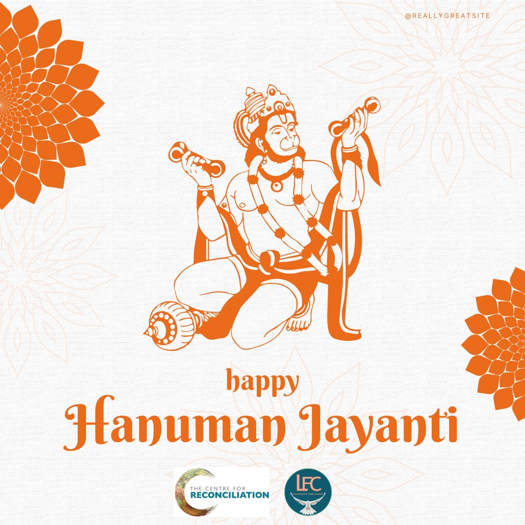 TCfReconcile's tweet photo. Happy Hanuman Jayanti 
2 April 2026
#HanumanJayanti #Faith #Strength https://t.co/GVHZgIVpPZ