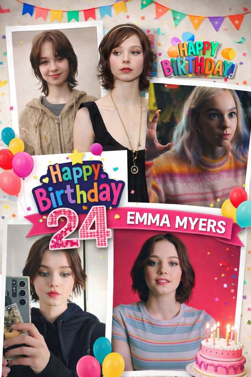 rainbowshipwolf's tweet photo. Happy birthday to Emma myers  April 2nd https://t.co/AUZBS3zimx