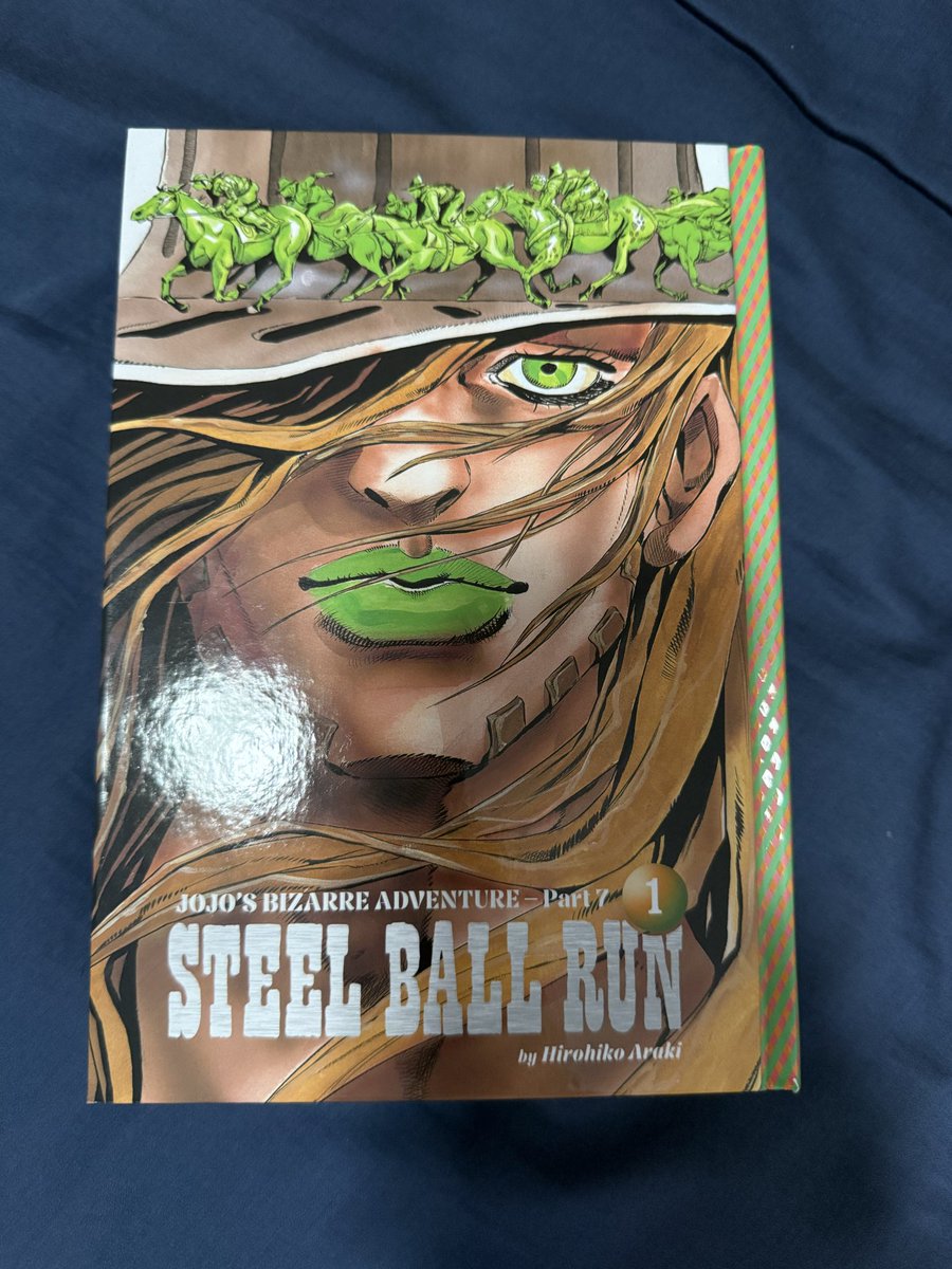 ShaylaRedrum's tweet photo. If Netflix won’t give me Steel Ball Run, I’ll just read it instead https://t.co/P5f883hQ2W