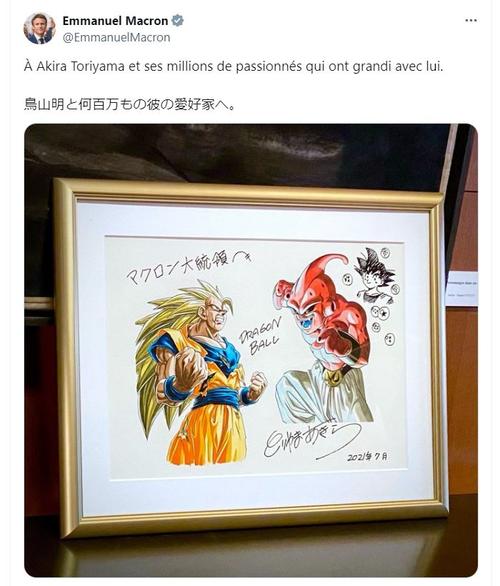 ngsm2's tweet photo. 日仏首脳がそろって『かめはめ波』
そういえばマクロン大統領
鳥山明ファンだったよね
#ドラゴンボール
#マクロン大統領
#Yahooニュース https://t.co/OlKtVkR5O9