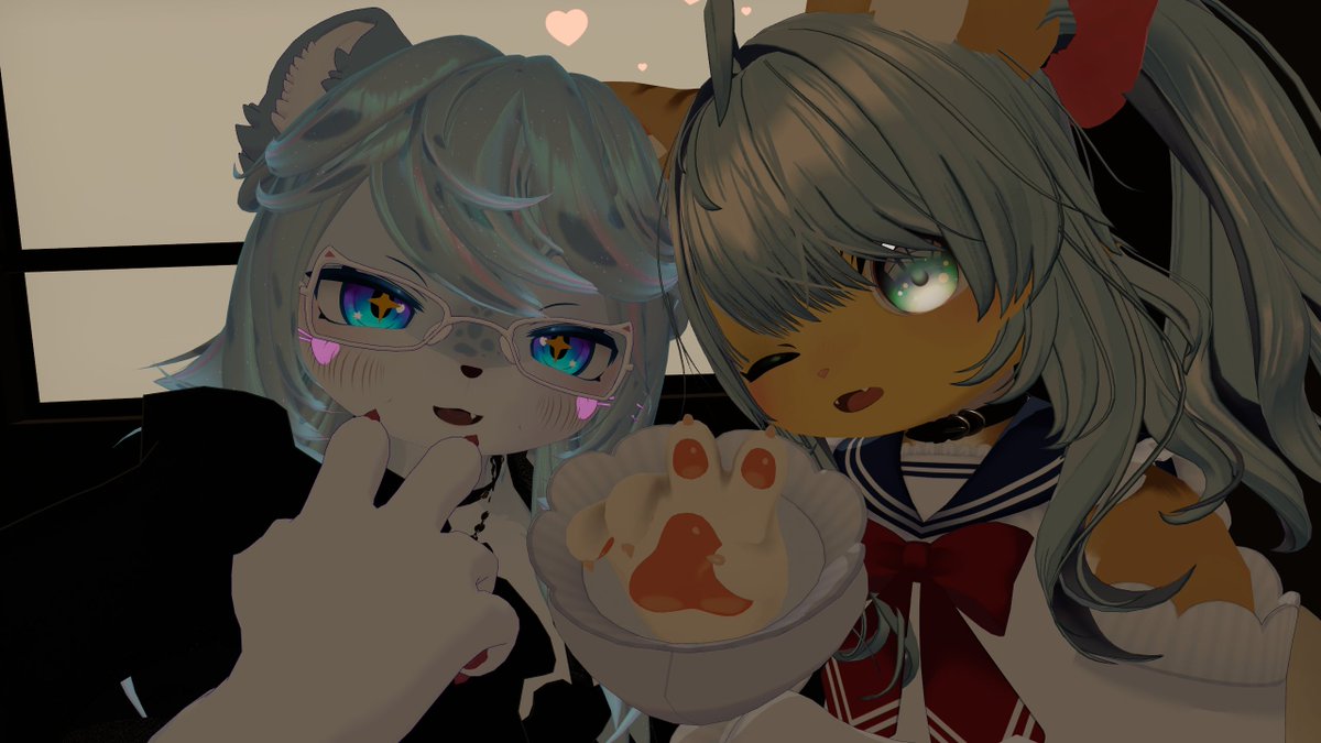 Sashi_vrc's tweet photo. 說來也有點巧，@mao_inVRC 是我一直很希望能成為朋友的人之一…還好現在我們變得更親近了。

#VRChat https://t.co/qWMexzyXsL
