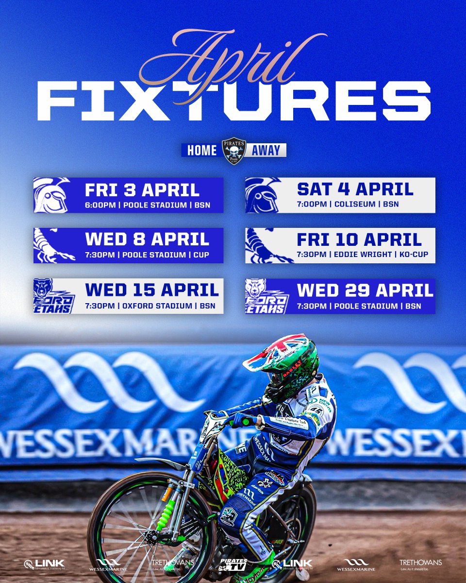 poolespeedway's tweet photo. 🔥 THE SEASON STARTS HERE!

🏁 TOMORROW it all begins at Wimborne Road

🎟️ Tickets 👉 https://t.co/i3imsjiDVk

🏴‍☠️ #PiratePride https://t.co/bZAv9GrsYN
