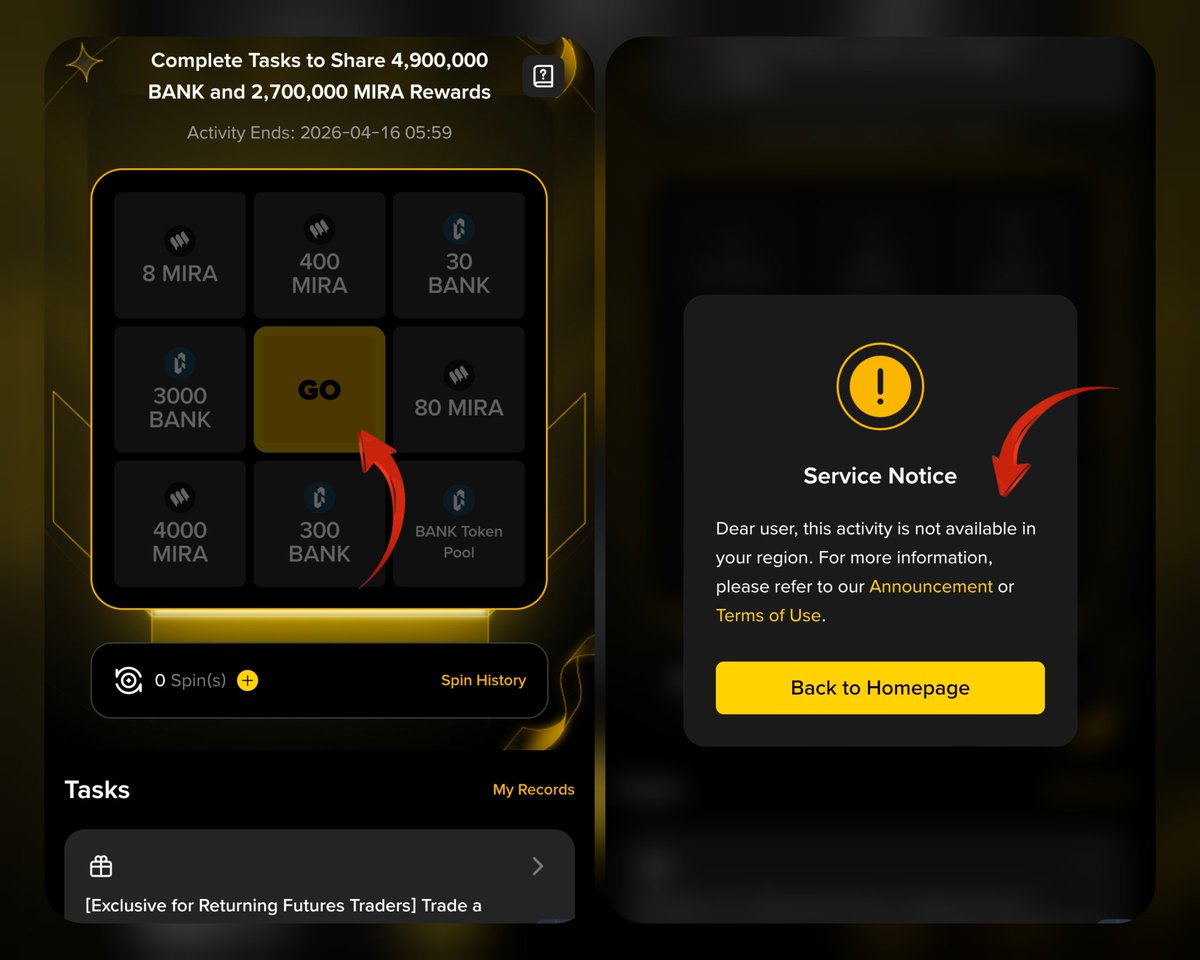 Global Crypto Exchange Binance, Always Ignoring Bangladeshi People? 

Look: Everybody able to participate on this Campaign ~ 

But Bangladeshi people's are not available for this Campaign? 

But why? We didn't do anything? So why Binance ignore us

<a href="/cz_binance/">CZ 🔶 BNB</a>