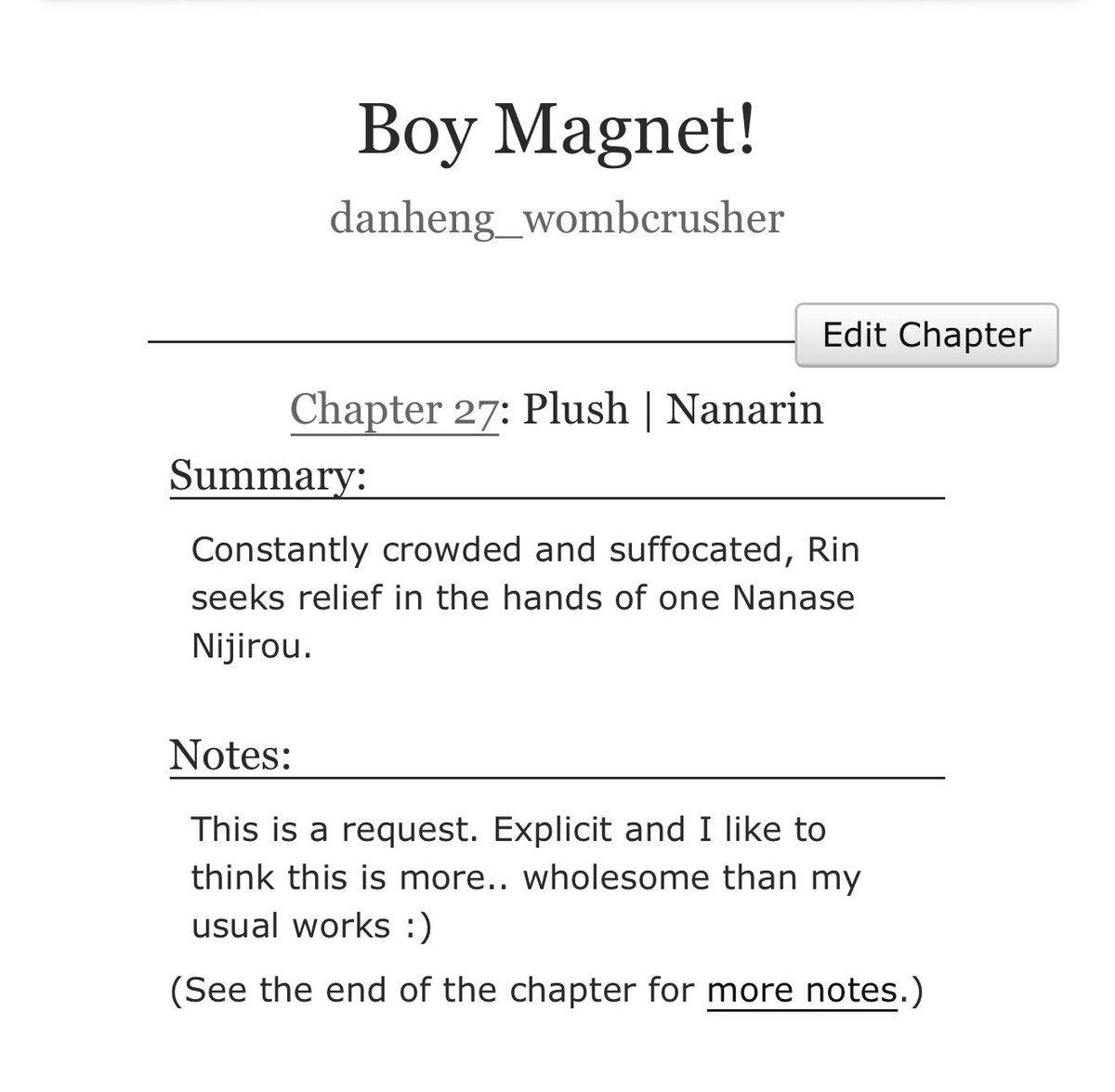 ayidegen's tweet photo. Dropped a quick update to Boy Magnet! Since it’s been… awhile. Don’t want anyone thinking i’m abandoning this 🙂‍↕️ https://t.co/lOR4QKzsft