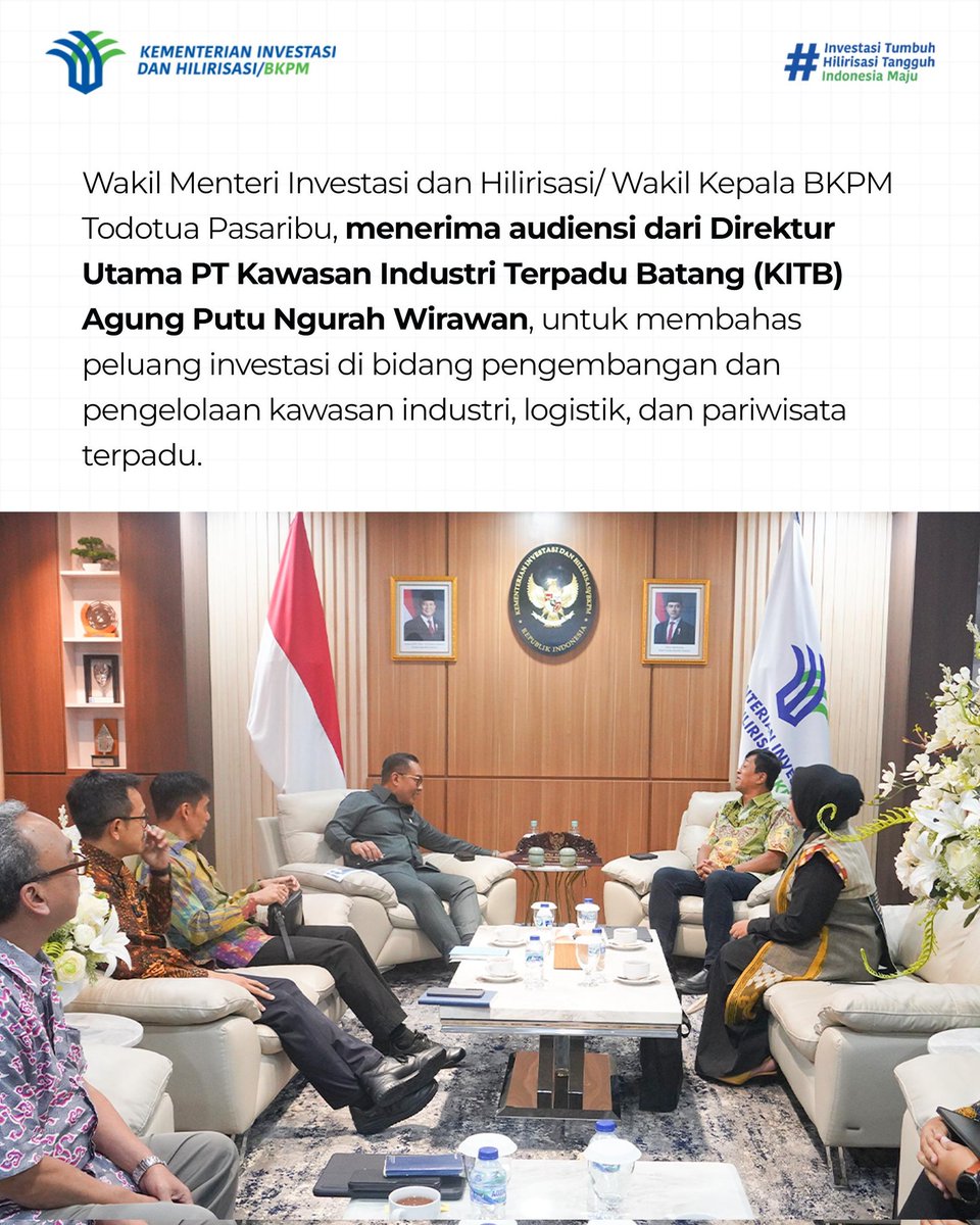 Kementerian Investasi dan Hilirisasi/BKPM tweet media