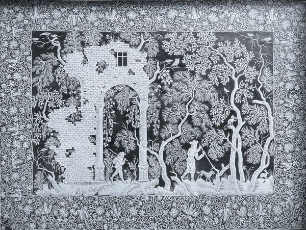 womensart1's tweet photo. Joanna Koerten (Dutch 1630-1715) painter, draughtswoman, pioneer in the art of paper cutting (silhouettes) #womensart #PaperArtWeek https://t.co/qw5qWDu4Qc
