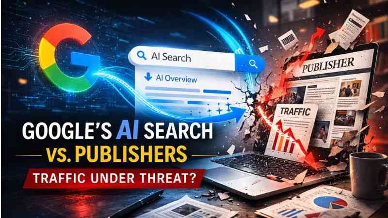 CreativeDgital's tweet photo. AI search vs publishers 

Is Google’s AI reducing website traffic?

The antitrust debate reveals more than just legal drama - it’s about the future of visibility.

Read now 
https://t.co/RkyBOPV9Lr

#SEO #GoogleAI #AIMarketing https://t.co/LSPrPikONE