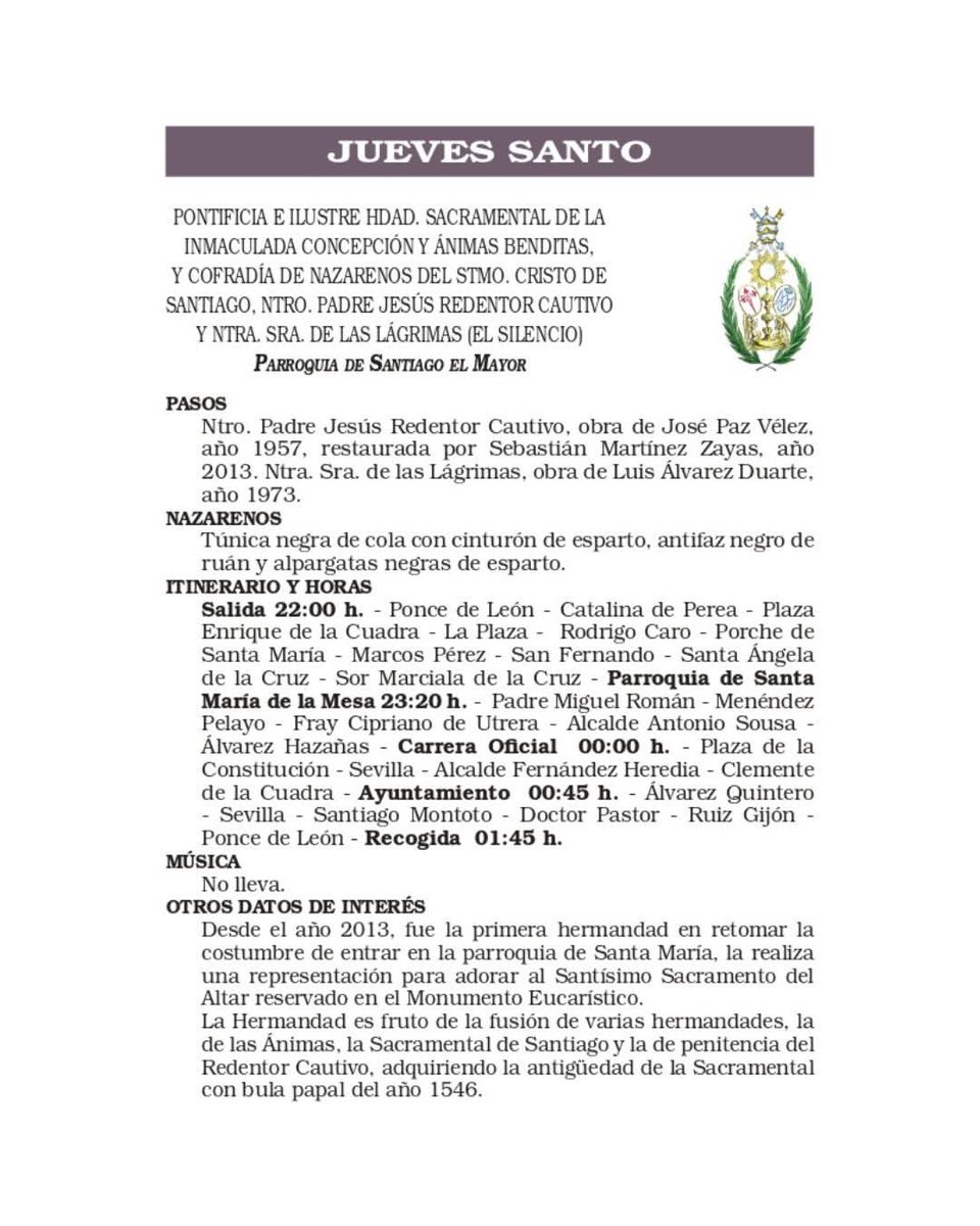 ACLASAETANSP's tweet photo. JUEVES SANTO EN UTRERA 

@HdadTrinidad https://t.co/Ou0Yv8zOmp