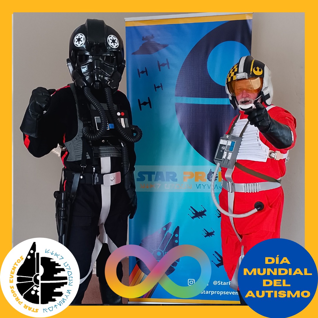 Hoy día internacional del autismo, nos unimos a la campaña "Menos juicios, más apoyo". Porque la verdadera Fuerza no está en ser todos iguales, sino en apoyarnos y hacer que todos tengamos un lugar. 

#starprops #diamundialautismo #menosjuiciosmasapoyo #sinanimodelucro #starwars