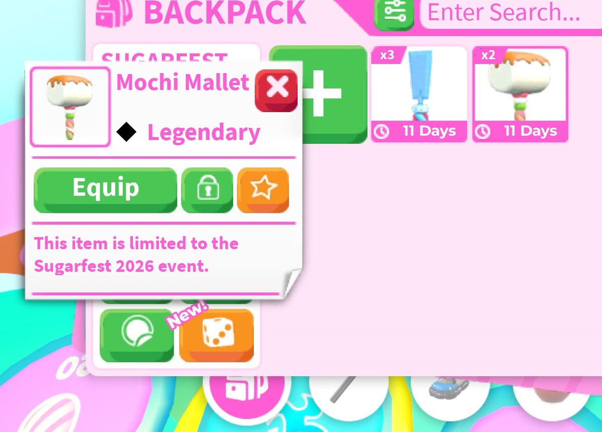MOCHI MALLET GIVEAWAY 
- like ♡ + retweet ↻
- following me is optional 

Winner wins: X2 Mochi Mallet ✨️

ENDS April 5!! | #adoptmegiveaway #adoptme #giveaway