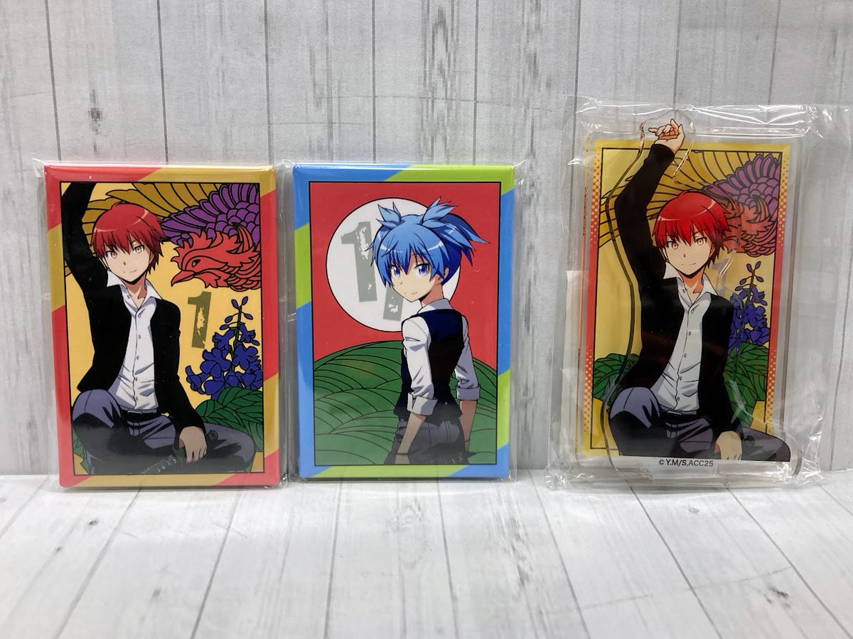 🎓🌕#暗殺教室🌕🎓 『アクリルスタンド 赤羽 業』 『長方形缶バッジ