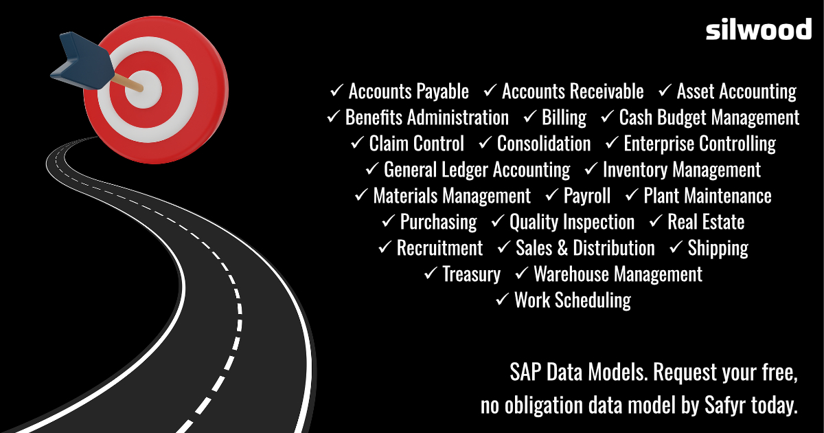 Silwood_Safyr's tweet image. SAP data models. Request your free, no obligation data model by Safyr today. ow.ly/hFvf50WJnGB #DataTable #DataModel #DataModeling