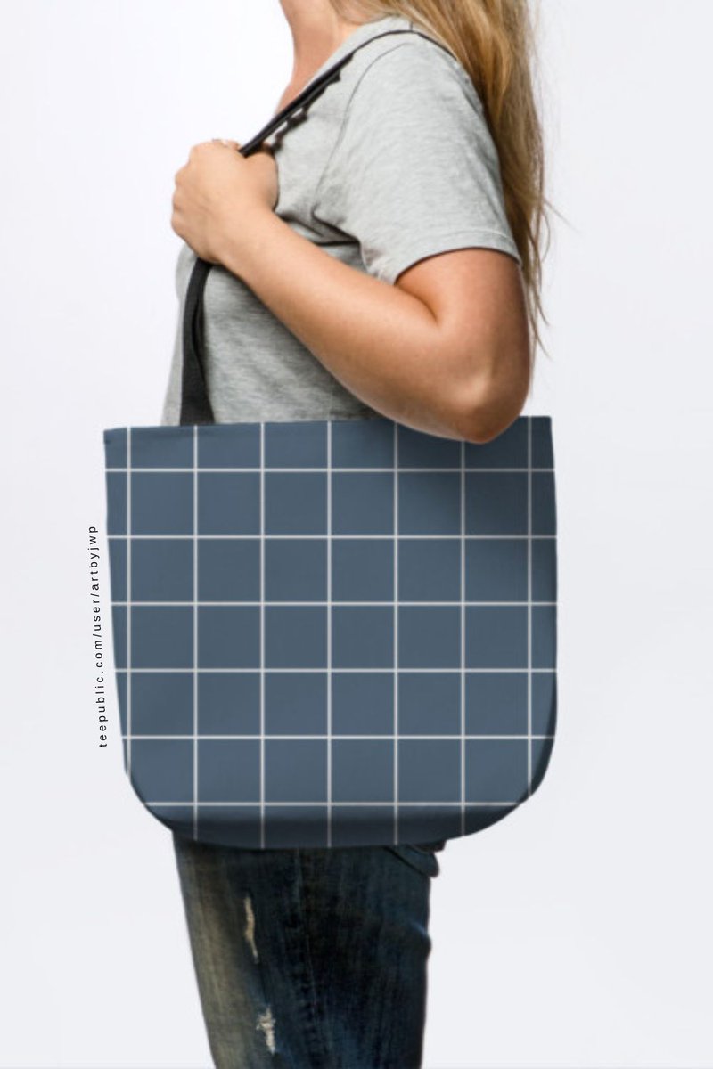 jo_artbyjwp's tweet image. Minimal style, durable build, this cotton @teepublic tote bag is perfect for everyday use, featuring a blue grey grid design by ARTbyJWP 
teepublic.com/tote/89255023-…

#totebags #bags #ShopNow #Sales #giftidea