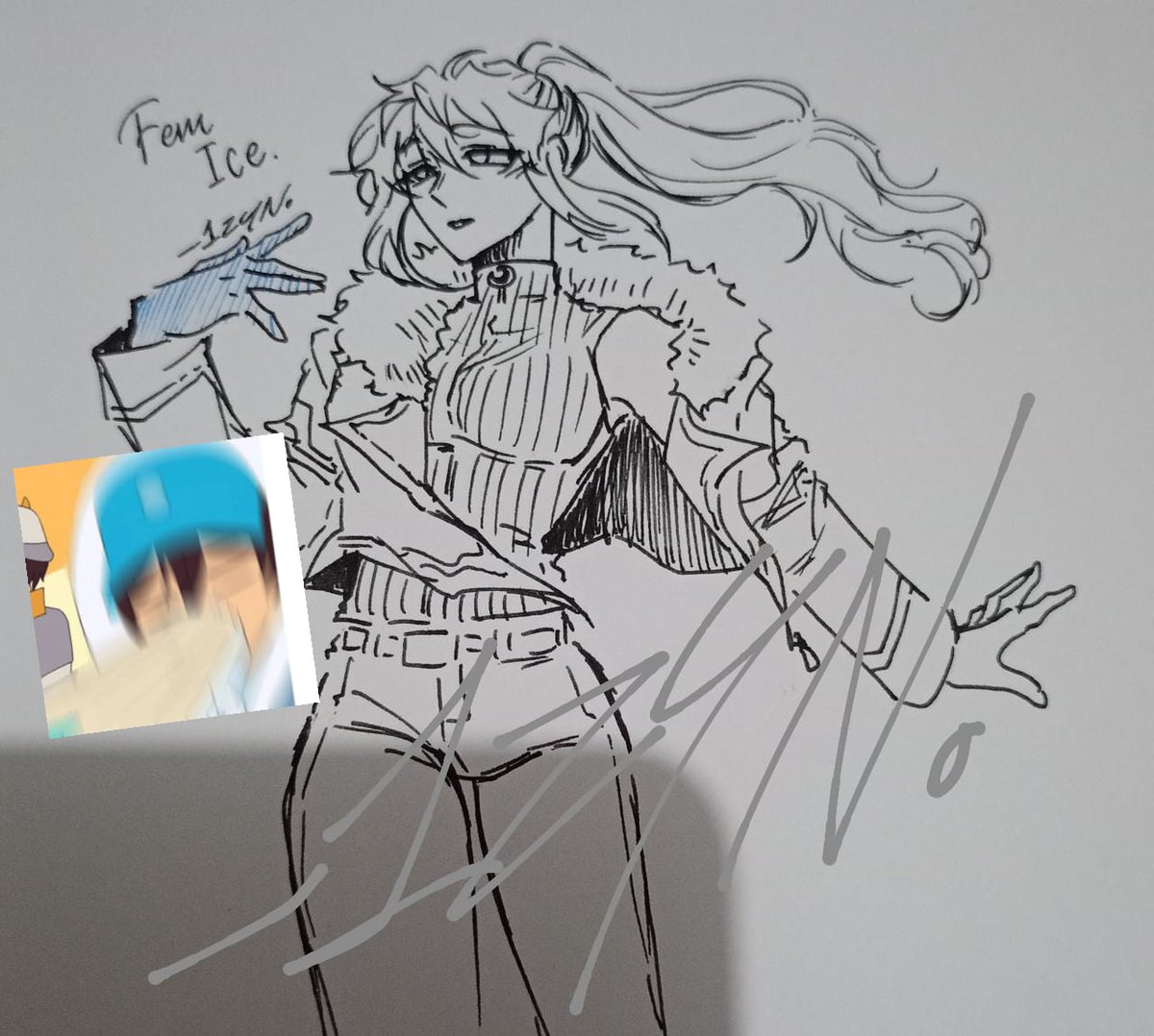 Dr3am_SuN's tweet image. Doodle | fem Gemgem &amp;amp; fem Ice
⛰️❄️

#gempa #ice