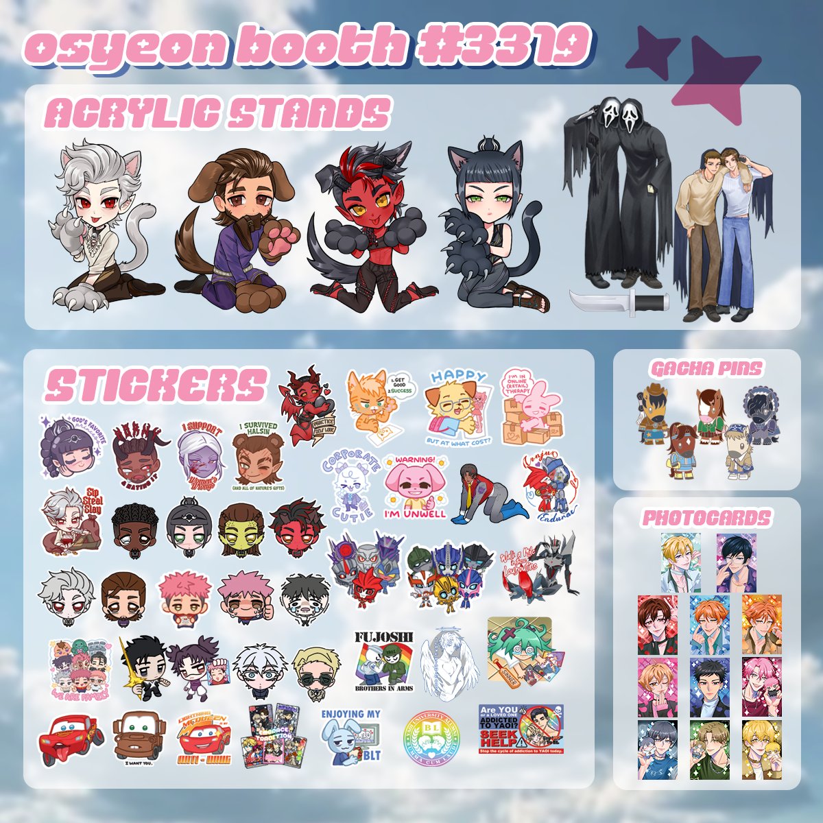 _osyeon's tweet photo. hi angels~ i will be at sakura con this weekend at booth 3319! see you there
#sakuracon2026 https://t.co/oXL1bHZR1k