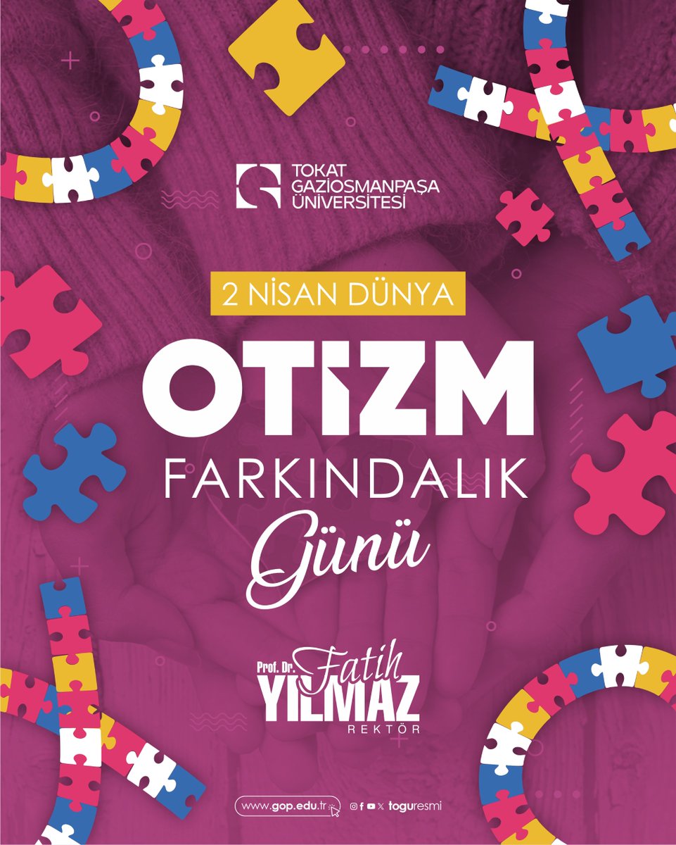 Farkındayız ve onların yanındayız! 

#DünyaOtizmFarkındalıkGünü #gaziosmanpaşaüniversitesi