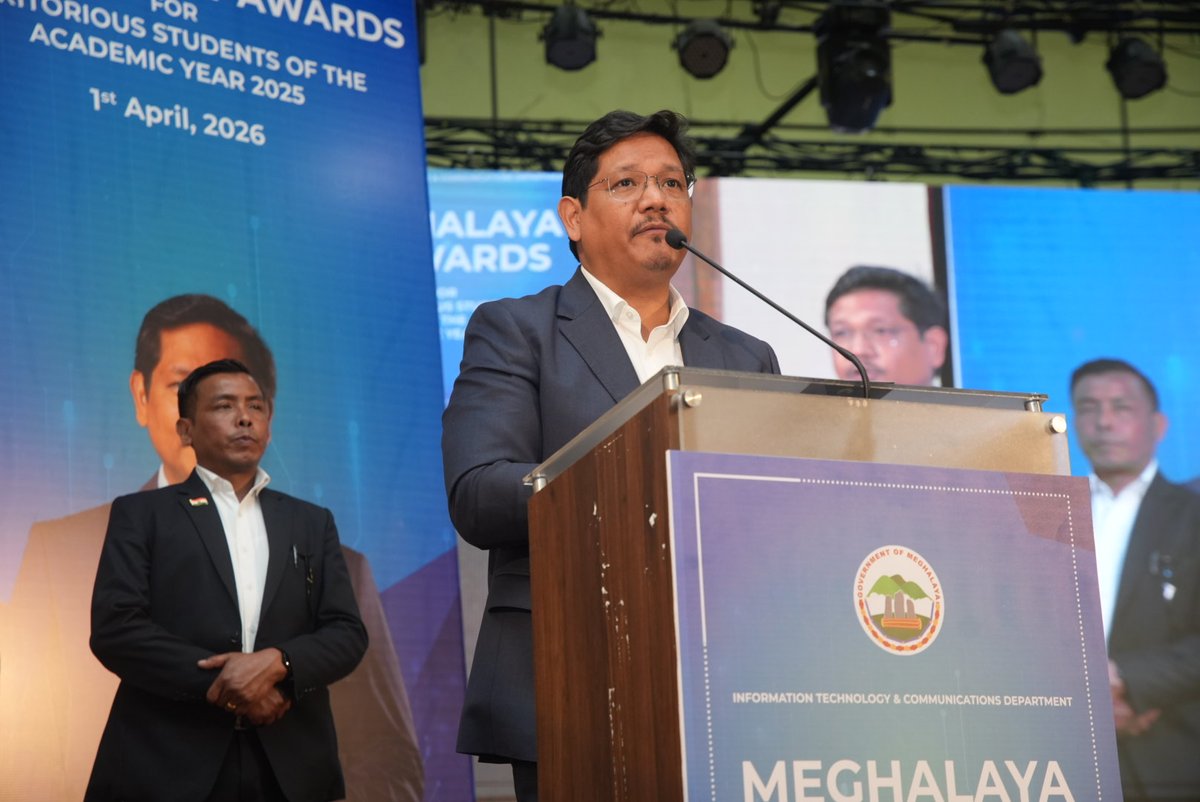 MeghalayaGov's tweet image. #Meghalaya IT Awards 2026 honours #Meritorious #Students @DiprMeghalaya @SangmaConrad @CMO_Meghalaya @LahkmenR @ITC_Meghalaya @edudeptmegh (meghalaya.gov.in/sites/default/…)
