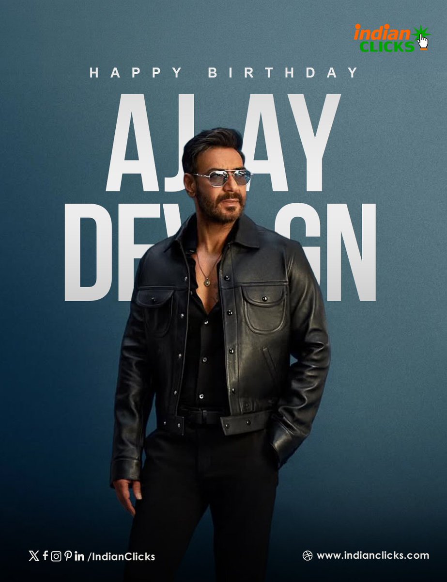 IndianClicks's tweet photo. Wishing the man who defines versatility @ajaydevgn a very Happy Birthday ❤️🔥
#HappyBirthdayAjayDevgn #HBDAjayDevgn https://t.co/VVCSp9FZ2f