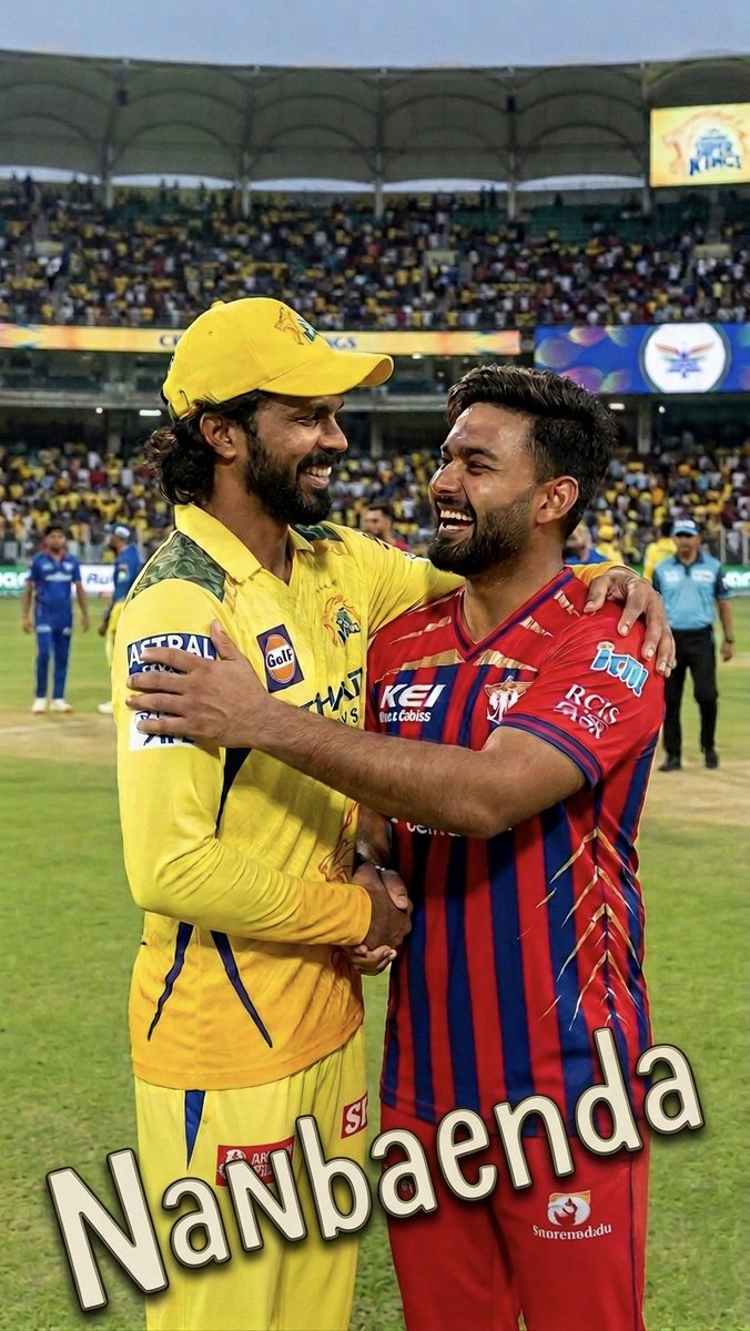 san_vrn04's tweet photo. #LSGvsDC  #DCvsLSG 
Finally after first set of matches, @LucknowIPL is joining with @ChennaiIPL https://t.co/gR0RC1MnP4