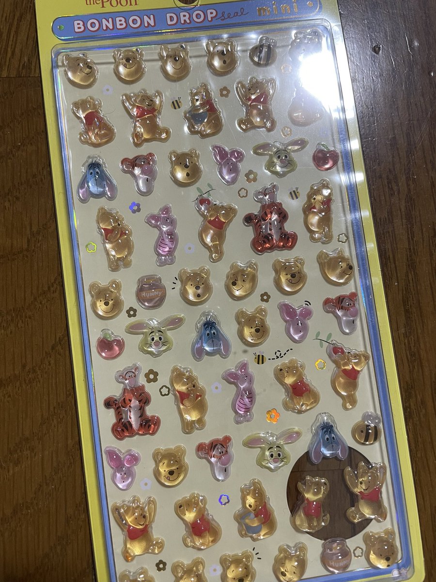 Tanakacv32's tweet photo. @HeartFull1111 

ハートフル様からプレゼント企画のシール届いた🥹💕大好きなプーさんで娘も大喜び！！問い合せた際もお忙しい中丁寧に対応していただいきありがとうございました🙇‍♀️ https://t.co/bTy8FiEjVk