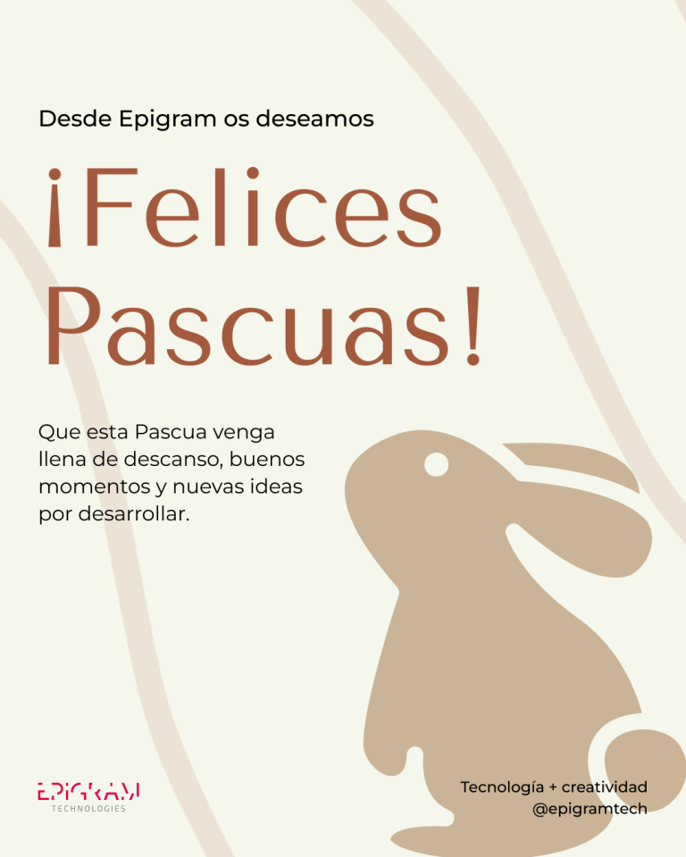 EpigramTech's tweet photo. 🌸Desde Epigram os deseamos unas Felices Pascuas 🐣
Queremos aprovechar estos días para agradecer la confianza de todos nuestros clientes, colaboradores y equipo. Gracias por acompañarnos en cada proyecto y permitirnos seguir creando soluciones digitales que aportan valor. 💻 https://t.co/U7BW3zU6KM