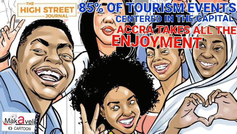 TheHighStreetJ's tweet image. Ghana Chronicles by Makaveli the Cartoonist

—Accra Takes All the Enjoyment: 85% of Tourism Events Centered in the Capital, Leaving Out Rest of Ghana, ETC.

#THSJ #Business #Accra #Tourism #EasterWeek #Ghana