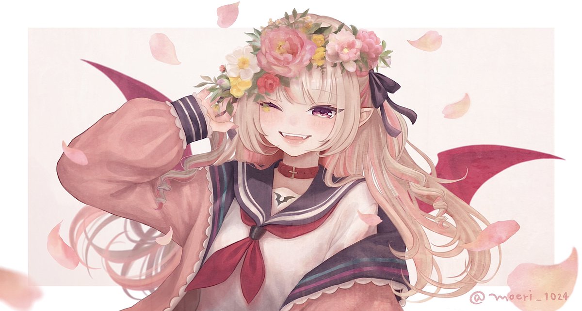 moeri_1024's tweet photo. 春色の女の子🍼🎀　#りりむとおえかき https://t.co/QFRjfzZccl