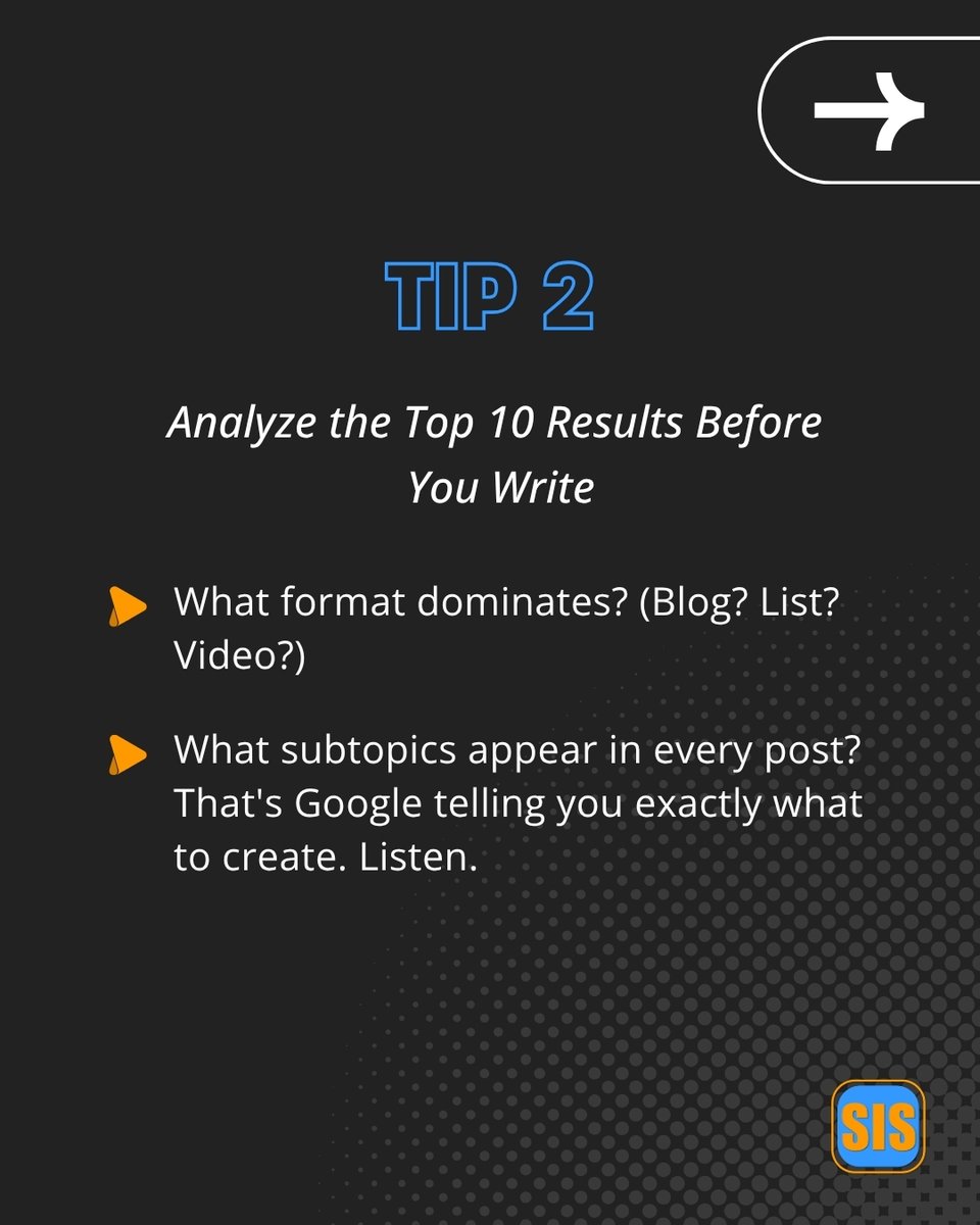 sisindia's tweet image. 📉 Stuck on page 5 of Google?
It’s often not your content — it’s search intent.
Google ranks pages that match what users want, not just good writing.
Match intent, format content correctly, and rankings improve. 🚀

#SEO #SearchIntent #SEOTips #SimpleIntelligentSystem