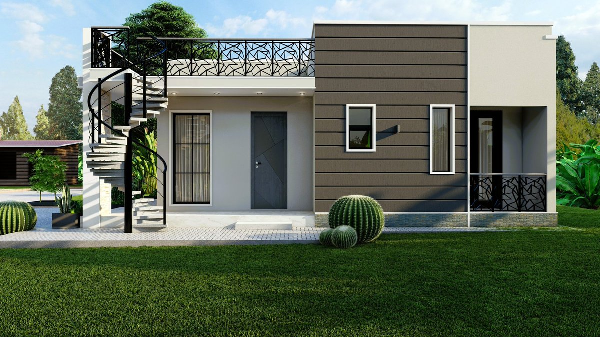 seabconsultsltd's tweet photo. Small space, big personality.
This modern studio design proves you don't need a massive footprint to make a statement. That spiral staircase to the rooftop terrace is the ultimate flex. Would you live here? #ModernArchitecture #SmallHomeDesign #StudioLiving https://t.co/IoNsTrIGql
